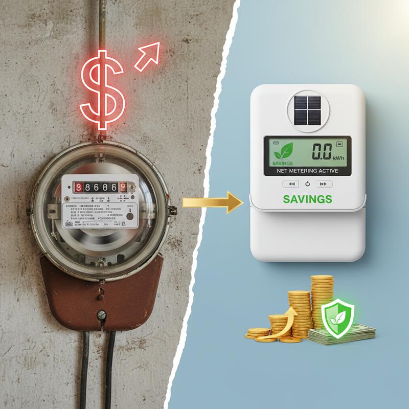 Photovoltaik-Module bei Sonnenschein